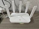 中興（ZTE）巡天 AX3000滿血WIFI6千兆無線家用路由器 自研雙核主芯片 5G雙頻穿墻王wifi路由 Mesh 3000M速率 曬單實(shí)拍圖