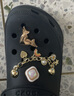 crocs卡駱馳檀健次同款復古洞洞鞋女鞋厚底老爹鞋小鯨魚(yú)洞洞鞋|206302 黑色-001(含智必星) 35 (220mm) 曬單實(shí)拍圖