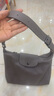 瓏驤（LONGCHAMP）Le Pliage Xtra32牛皮Hobo袋單肩月牙腋下手提包 送女友七夕禮物 斑鳩灰 10189987P55 經(jīng)典熱銷款 曬單實拍圖