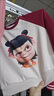 G.DUCKKIDS小黃鴨哪吒衣服兒童衛(wèi)衣男女童春秋季打底衫新款中大童長袖上衣吵 酒紅色 120 尺碼5~6歲【110-120cm】 曬單實拍圖
