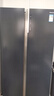松下（Panasonic）640升容量高端磨砂鋼化玻璃面板 光動(dòng)銀除菌一級(jí)能效0度保鮮對(duì)開門冰箱 NR-B651WG-DG大鯨魚系列 NR-B651WG[640L]星空灰0°度保鮮 曬單實(shí)拍圖