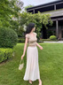 CAMILA KSENIA2025新款女夏季高級(jí)感鉚釘漆皮瓢鞋晚晚風(fēng)軟底單鞋 卡其色 37 曬單實(shí)拍圖