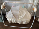 優(yōu)韻康搖籃嬰兒搖床智能全自動(dòng)電動(dòng)式睡籃哄睡帶娃多功能寶寶安撫睡眠 哄娃神器標準豪華版-卡其+大禮包 曬單實(shí)拍圖