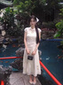羅蒙（ROMON）新中式國風套裝裙女夏季時尚胖mm開衫吊帶連衣裙氣質漢服裙子 兩件套裝 L (建議120-140斤) 曬單實拍圖