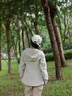 KOLON SPORT/可隆戶外軟殼夾克 女子防潑水防靜電防風(fēng)石墨烯外套 LKJK5WNT04-GR 米灰色 XS 155/80A 曬單實(shí)拍圖