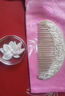 滇慶堂浮雕銀梳子純銀999正品云南雪花銀養(yǎng)發(fā)梳刮痧按摩足銀梳送媽媽 本色牡丹梳90g±2+證書/禮盒 曬單實(shí)拍圖