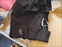 杰克·瓊斯（JACK&JONES）25年衣服男裝短袖t恤男士夏季【涼感】華夫格潮流法斗犬刺繡半袖 E40黑色 常規(guī) L 曬單實(shí)拍圖