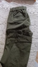 無印良品 MUJI 女式橫豎彈力絲光斜紋輕便男友褲(股下75cm)褲子女款秋季款 卡其綠 S(155/62A) 曬單實拍圖