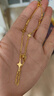 周大福 星芒黃金手鏈星星(工費460)15cm約4.8g EOF1169七夕禮物 曬單實拍圖