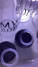 mybottle玻璃杯杯透明隨手檸檬水杯奶茶果汁飲料廣告杯 黑色 500ml 1只 曬單實拍圖