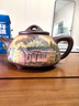 璽翰雅（ROYHOYE）宜興紫砂壺泥繪名家張小嶺純手工泡茶壺石瓢壺老紫泥收藏級滿(mǎn)瓢壺 煙雨江南 張小嶺老師作品 曬單實(shí)拍圖