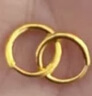 金至尊黃金耳環(huán)素圈簡999足金耳飾送媽媽生日禮物女計價 1.36克  曬單實拍圖