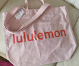 lululemon丨Double-Handle 雙提手帆布手袋 LU9BZBS 輕柔粉/熒光粉 O/S 曬單實拍圖