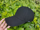 回力帽子男夏季棒球帽100%純棉四季通用遮陽(yáng)帽透氣吸汗休閑簡(jiǎn)約鴨舌帽 黑色 均碼 【56-60cm】 曬單實(shí)拍圖