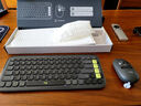 羅技（Logitech）POP ICON COMBO鍵鼠套裝 無線鍵鼠套裝 雙模連接 自定義按鍵 三臺設(shè)備配對  黑色 曬單實(shí)拍圖