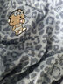 野獸派家居（tbh）Hello Kitty天絲棉家居服套裝可外穿女士睡衣夏 Kitty天絲棉短款家居服 牛仔豹紋 M 曬單實拍圖