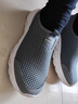 fengyunge男鞋秋季透氣一腳蹬老北京布鞋網(wǎng)面輕便軟底爸爸散步旅游運動(dòng)網(wǎng)鞋 灰色 42 曬單實(shí)拍圖