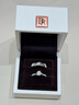 DR結(jié)婚對戒K金情侶訂婚七夕禮物FOREVER細(xì)水長流B09011/B09012 單男戒6分H色SI1-鉑金 曬單實(shí)拍圖