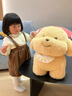 嬰果小島鄺玲玲同款金毛小狗玩偶公仔毛絨玩具娃娃送女友生日禮物女跨新年 錄音款【圍兜款+骨頭發(fā)夾】 20厘米 曬單實(shí)拍圖