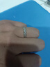 ALLOVE純銀情侶戒指男女款表白求婚對(duì)戒七夕情人節(jié)禮物送女朋友老婆生日 曬單實(shí)拍圖