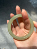 中國(guó)黃金（CHINA GOLD）和田玉手鐲正品青白玉鐲美人鐲玉鐲子?jì)寢尶钏投Y物女友送人送禮 54圈號(hào) 曬單實(shí)拍圖