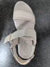 斯凱奇（Skechers）女鞋厚底漏趾涼鞋百搭外穿沙灘鞋 自然色/NAT 39 曬單實(shí)拍圖