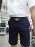 西裝短褲男寬松直筒5分褲外穿韓版潮流西褲夏季百搭休閑五分褲男 藍色 32 曬單實(shí)拍圖