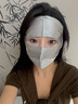 夏秦真絲防曬面罩全臉口罩100%桑蠶絲臉基尼防紫外線(xiàn)口罩女春夏 【深空灰】真絲防曬面罩 升級款 曬單實(shí)拍圖