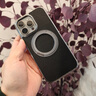 EAGLLO適用蘋果16promax手機殼鏡頭全包防摔高端頭層牛皮iphone16pro保護套磁吸充電旋轉(zhuǎn)支架商務新款 【優(yōu)雅黑】磁吸充電支架丨高端頭層牛皮 蘋果16ProMax 曬單實拍圖
