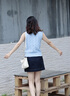 Teenie Weenie小熊女裝毛衣2025夏新款時(shí)髦休閑簡(jiǎn)約學(xué)院POLO領(lǐng)上衣 藍(lán)色 S 曬單實(shí)拍圖
