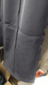百圖betu女裝春季新款休閑褲高腰松緊腰及地闊腿褲女2401T58 灰色 L 曬單實(shí)拍圖