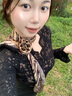 啄木鳥(niǎo)（TUCANO）原創(chuàng)設(shè)計(jì)款 美式辣妹玫瑰花絲巾女甜酷千禧風(fēng)首飾發(fā)飾領(lǐng)巾女時(shí)尚 時(shí)髦豹紋 玫瑰花可拆卸 曬單實(shí)拍圖