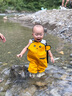 羚特趕海連體褲戶外玩水下水褲防水衣服涉水服水鞋一體-熊熊卡通24碼 曬單實(shí)拍圖