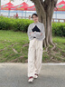 昇南防曬披肩女夏季冰絲騎車開車防紫外線罩衫斗篷透氣寬松長袖薄外套 白色-防曬披肩 均碼【150斤內可穿】 曬單實拍圖