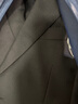 報喜鳥(niǎo)商務(wù)西服套裝男士正裝直筒易打理羊毛西裝KEBB251021U黑48A 曬單實(shí)拍圖