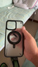 藍猩先生 適用蘋果16Promax手機殼iPhone16Pro手機殼全包磁吸支架手機保護套朋克版磨砂防摔支點殼 iPhone15promax【典雅黑】 曬單實拍圖