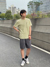 斯凱奇（Skechers）短袖夏季新款多功能口袋T恤戶外涼感防曬圓領(lǐng)舒適短袖 軍綠色 2XL 曬單實(shí)拍圖