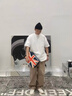 莫代爾5A級抗菌涼感竹纖維短袖t恤男2025夏薄款寬松純色圓領半袖打底杉 淺藍色 XL (適合135-150斤) 曬單實拍圖