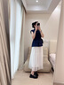 康莉厚底樂福鞋女2025年春季新款復(fù)古百搭粗跟松糕底一腳蹬jk鞋子 甜酷黑 37 (235mm) 曬單實拍圖