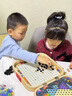 兒童節(jié)禮物50合一多功能五子棋盤象棋玩具跳棋飛行棋彈彈棋軍棋 大富翁游戲棋套裝帶47種棋類玩法 曬單實(shí)拍圖