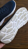 斯凱奇（Skechers）夏季男鞋新款輕便一腳蹬透氣網(wǎng)面休閑運動跑步鞋百搭慢跑鞋 海軍藍色/橘色/210281-NVOR 41 曬單實拍圖
