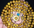 GIOIO金絲楠木手串108顆佛珠水波紋小葉楨楠高端男女貓眼8/10生日禮物 10毫米108顆水波紋滿金絲 曬單實拍圖