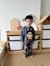 G.DUCKKIDS小黃鴨男童睡衣春秋款長袖薄款兒童家居服套裝中小童男孩秋衣秋褲 灰色 90 尺碼1~2歲【 80-90cm】 曬單實(shí)拍圖