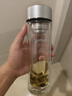 富光玻璃杯茶水分離泡茶杯子高硼硅雙層玻璃水杯大容量流光銀330ml 曬單實拍圖