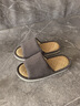 XGGC馬蘭草亞麻涼拖鞋男四季草編夏家居室內地板吸汗涼拖女 咖啡42-43 曬單實(shí)拍圖