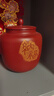 玖晟祥宜興紫砂茶葉罐大號(hào)儲(chǔ)茶罐普洱茶餅醒茶罐裝散茶密封罐存茶缸 1斤裝大紅袍罐納?？?1.7L 曬單實(shí)拍圖