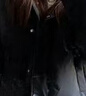 樂(lè )町立領(lǐng)短款羽絨服女20寬松基礎保暖羽絨外套洋氣 黑色（現貨） XS 曬單實(shí)拍圖