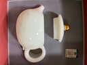 蘇氏陶瓷（SUSHI CERAMICS）冰種玉瓷淡墨秋山西施壺功夫茶泡茶壺禮盒裝 曬單實(shí)拍圖