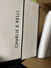 CHARLIE&KELLI CK品牌包包女包2025新款生日禮物女單肩斜挎包少女腋下月牙包 黑色【京倉配送+品牌禮袋】 曬單實(shí)拍圖