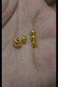 沃爾金黃金轉運珠足金999小金珠3D硬金路路通手串配珠DIY小孩手繩串珠 4mm【光珠】0.19-0.2g重工版 曬單實(shí)拍圖